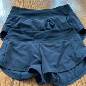 Lululemon Speed Up 2.5 rise black short